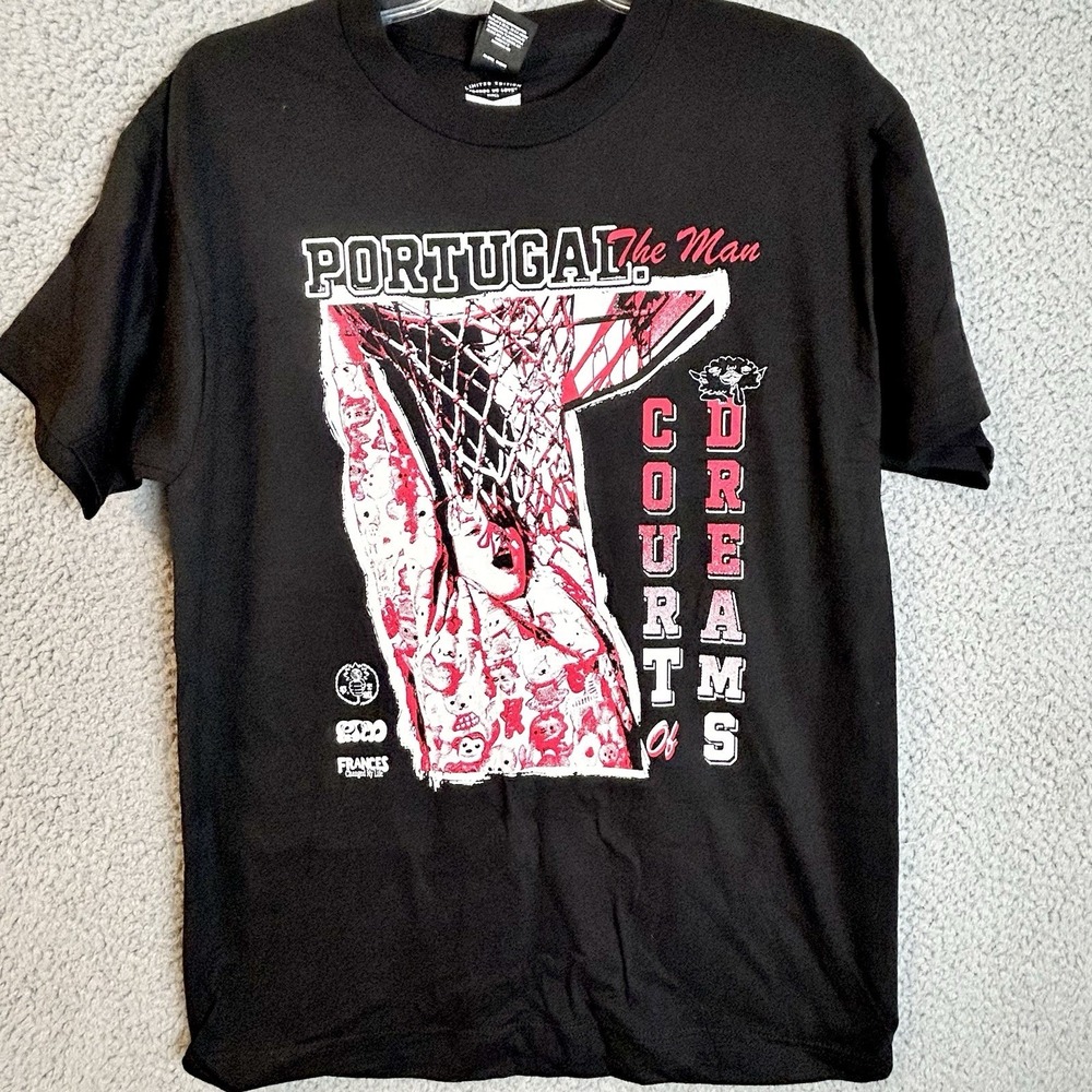 Portugal The Man RARE Court Of Dreams T Shirt Adult Size M Frances Double Sided